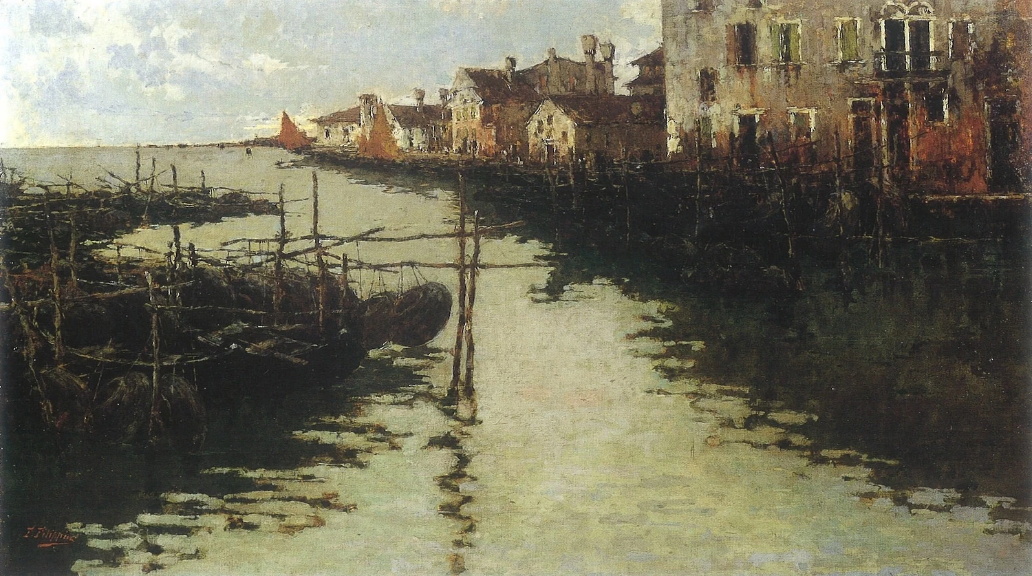  20-Francesco Filippini-Canale a Chioggia-, Musei Civici di Arte e storia di Brescia 